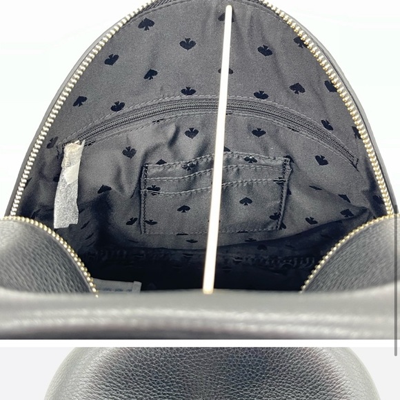 Kate Spade Leila Medium Dome Backpack Leather Black - Picture 6 of 12